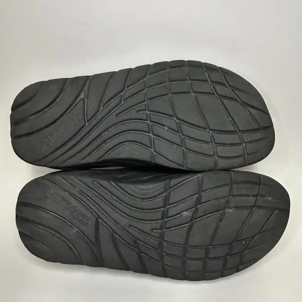 Hoka One One Ora Recovery Slide 2 Sandals Mens Size 12 Black Slip On Comfort